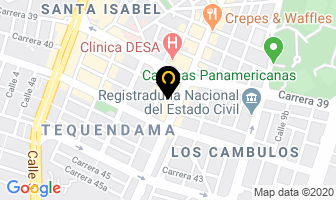 Mapa de Línea Amiga Farmacéutica en Cali