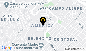 Mapa de Línea Reductora en Medellín
