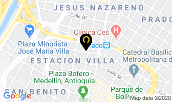 Mapa de Linea Tapicel en Medellín