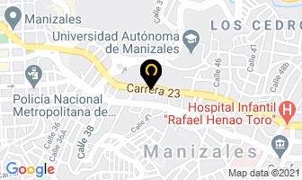 Mapa de Lineas Artisticas en Manizales
