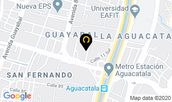 Mapa de Líneas Y Diseños S.a en Medellín