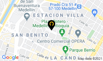 Mapa de Líneas Y Texto en Medellín