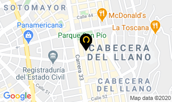 Mapa de Lisis A en Bucaramanga