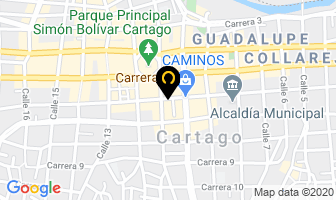 Mapa de Litocartago en Cartago