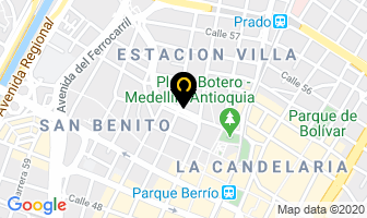 Mapa de Litografia Evimformas en Medellín