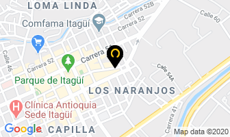 Mapa de Litografia Impresos Zafiro en Itaguí