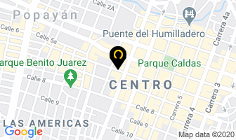 Mapa de Litografía San José en Popayán