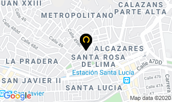 Mapa de Llamadeus Publicidad en Medellín