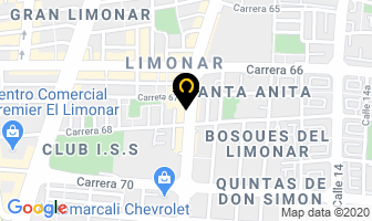 Mapa de Llancenter en Cali