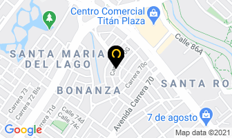 Mapa de Llantas & Equipos Ltda. en Bogotá D.C