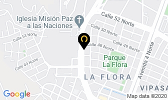 Mapa de Llantas E Importaciones Sagu S.a.s. en Cali
