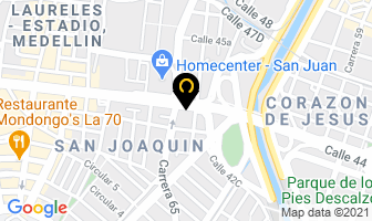 Mapa de Llantas Online en Medellín