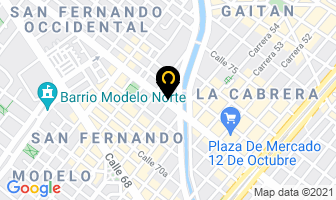Mapa de Llantas San Fernando Ltda. en Bogotá D.C
