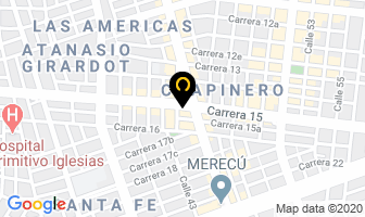 Mapa de Llantas Y Rines La 15 en Cali