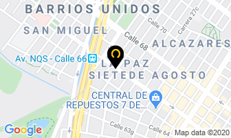 Mapa de Llantas Y Rines Mc en Bogotá D.C