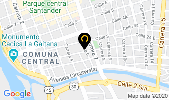 Mapa de Llaves Alberto Pino en Neiva