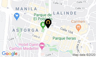 Mapa de Llaves La 10 en Medellín
