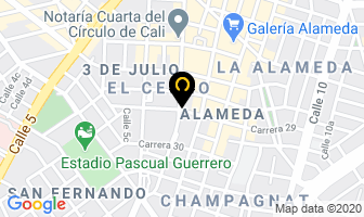 Mapa de Llaves Yan Cerrajeros en Cali