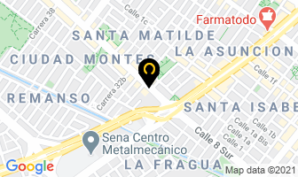 Mapa de Lluvia De Postres en Bogotá D.C
