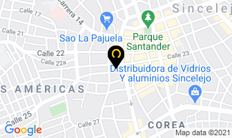Mapa de Lobo Acuña Francisco Manuel en Sincelejo