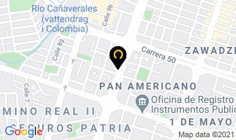 Mapa de Localiza Rent A Car en Cali