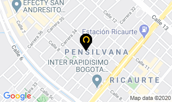 Mapa de Logistica Andina De Carga Ltda. en Bogotá D.C