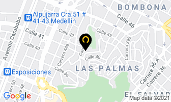 Mapa de Logistica Courier en Medellín