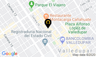 Mapa de Loly Decoraciones Y Detalles en Valledupar
