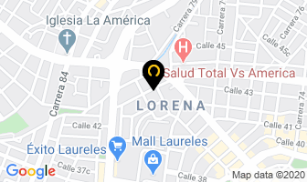 Mapa de Lonchiseda en Medellín