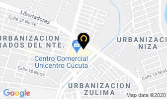 Mapa de Londero´s Express en Cúcuta