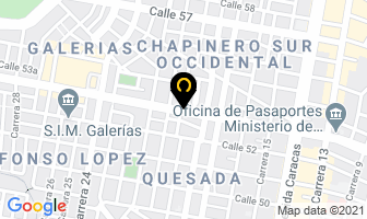 Mapa de Look Opticas Visual Center en Bogotá D.C