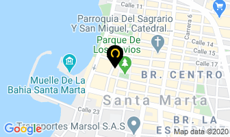 Mapa de Lorena Britto Granados - Contadora en Santa Marta