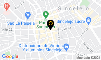 Mapa de Los Angeles Moda en Sincelejo