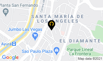 Mapa de Los Angeles S.a. en Medellín