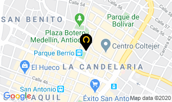 Mapa de Los Billares en Medellín