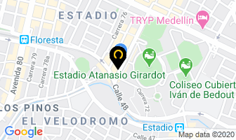 Mapa de Los Carros Multimarcas en Medellín