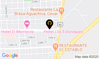 Mapa de Los Castillos Hotel en Aguachica