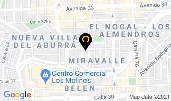 Mapa de Los Castores Constructores Ltda en Medellín