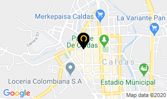 Mapa de Los Churros en Medellín