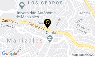 Mapa de Los Ciclistas en Manizales