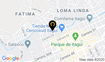 Mapa de Los Fierros S.a en Itaguí
