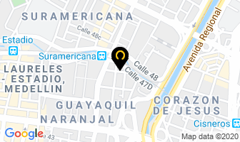 Mapa de Los Globos en Medellín