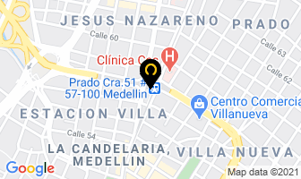 Mapa de Los Kioscos en Medellín