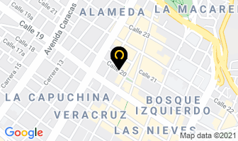 Mapa de Los Novilleros De La 20 en Bogotá D.C