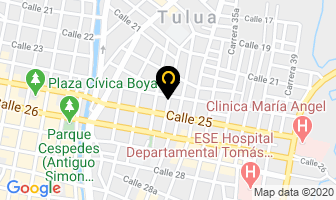 Mapa de Los Olivos en Tulua