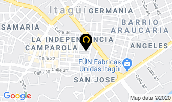 Mapa de Los Pañalitos De Doris A en Envigado