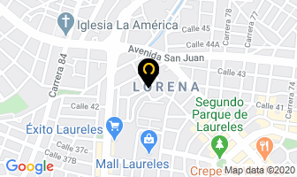 Mapa de Los Patianchos en Medellín