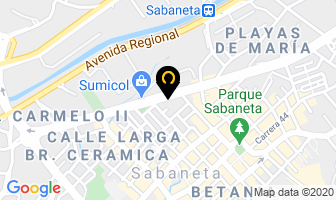 Mapa de Los Platanales en Sabaneta