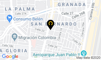 Mapa de Los Profesionales Lfc en Medellín