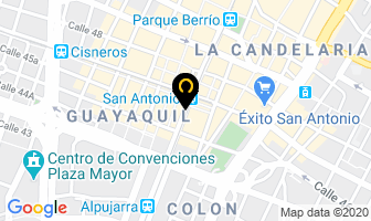 Mapa de Los Reyes Del Compas en Medellín